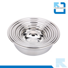 Stainless Steel Bowls Soup Plate & Mixing Bowl Set